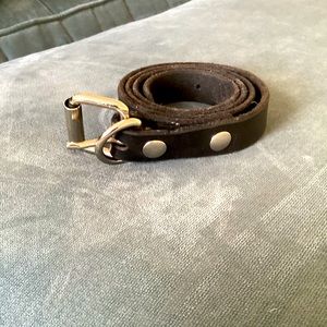 Black Leather Belt